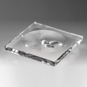 Ranoldi - Centrotavola in cristallo dal design classico - Colore: Trasparente - SKU: CBB147 - Codice EAN: 7654321011684 