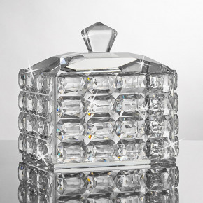 Ranoldi - Porta gioie rettangolare in cristallo con coperchio - Colore: Trasparente - SKU: CX5358 - Codice EAN: 1234567173559
