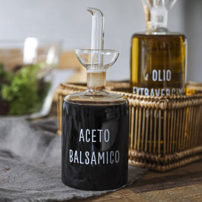Simple Day - Ampolla di vetro per aceto balsamico - Colore: Trasparente - SKU: 10012205 - Codice EAN: 8058269691707