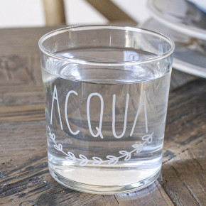 Simple Day - Set 6 Bicchieri Acqua in vetro - Colore: Trasparente - SKU: 10011930 - Codice EAN: 8058269690793 