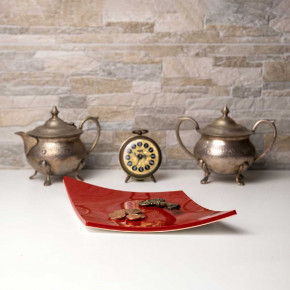 Vesta - Modello: Quadri - - Design By: Vesta Design Svuotatasche - Colore: Rosso/Bianco - SKU: 0260587 - Codice EAN: 8059692105205 