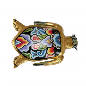 Tom's Drag - Scultura da tavolo in marmorino dal design eclettico con tartaruga - Colore: Multicolore - SKU: TOM004384 - Codice EAN: 1234567156248