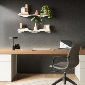 Umbra - Set 2 mensole da parete dal design moderno - Colore: Sabbia - SKU: 1023282-1313 - Codice EAN: 20028295449230