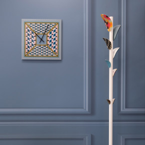 Vesta - Modello: Simply - Appendiabiti da terra in metallo e pomelli in plexiglass decoro Pop - SKU: 04285POP - Codice EAN: 8059692102099 