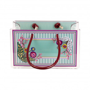 Vesta - Modello: Charlotte - Contenitore porta oggetti piccolo in plexiglass - Colore: Azzurro - SKU: 04248DAN - Codice EAN: 8059692107995