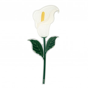 Vesta - Modello: Special Moments - Set 6 pezzi Fiore di calla in plexiglass per vaso - Colore: Bianco - SKU: 0440030 - Codice EAN: 8056622712328 