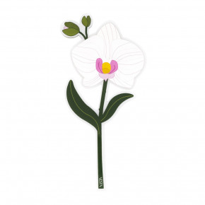 Vesta - Modello: Special Moments - Fiore di orchidea in plexiglass per vaso - Colore: Bianco - SKU: 04416.130 - Codice EAN: 2068745000004 