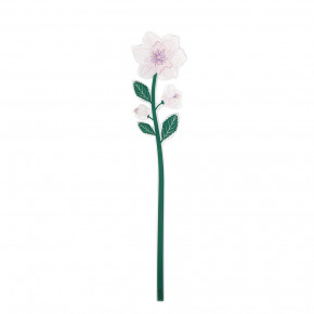 Vesta - Modello: Funny flowers - Fiore in plexiglass rosa selvatica grande - Colore: Verde/Bianco - SKU: 04437.130 - Codice EAN: 8059692109944 
