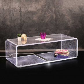 Vesta - Modello: Flots - Lampada da terra a LED grande in plexiglas in stile moderno versione Flots - Colore: Trasparente - Attacco Lampadina: Led Integrato - 1 Lampadina - Watt 8W - Dimmerabile: NO - Gradi Kelvin 3000k Luce Calda - Classe Energetica: A++ - SKU: 0710601 - Codice EAN: 8056622712175 