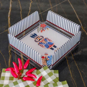 Vesta - Modello: Schiaccianoci - Portatovaglioli medio in plexiglass - Colore: Multicolore - SKU: 58304SC - Codice EAN: 8059692109661 