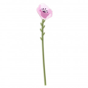 Vesta - Modello: Funny flowers - Fiore grande di petunia in plexiglass per vaso - Colore: Viola - SKU: 04343.118 - Codice EAN: 8056622711253 