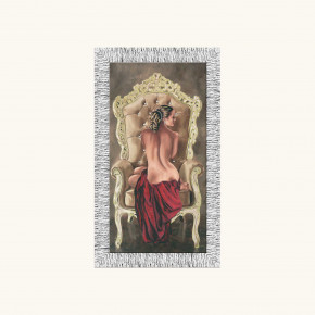 Artitalia - - Design By: CICCONE Stampa figurativa con cornice argento moderna con glitter e strass - Tema Quadro: Figurativi - Realizzazione Quadro: Stampe su Tela - SKU: WRDL576 