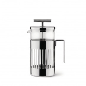 Alessi - - Design By: Aldo Rossi Caffettiera a Presso-Filtro o Infusiera 9094 - Colore: Acciaio - SKU: 9094 