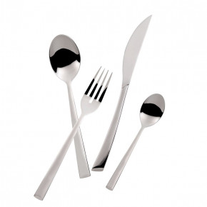 Bugatti - - Design By: Virgilio Bugatti Set 24 pezzi posate da tavola modello con finitura lucida a specchio "Caprera" - SKU: IN-077F50MB - Codice EAN: 8020178872935 