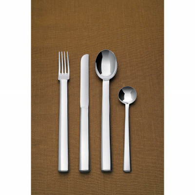  Alessi - Modello: Rundes Modell - Servizio di posate 24 pezzi in acciaio inossidabile - Colore: Acciaio - SKU: JH01S24 - Codice EAN: 8003299392285 