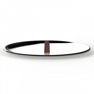  Alessi - Modello: Edo - Design By: Patricia Urquiola - Coperchio in acciaio inossidabile diametro 28" - Colore: Acciaio - SKU: PU200/28 - Codice EAN: 8003299430406 