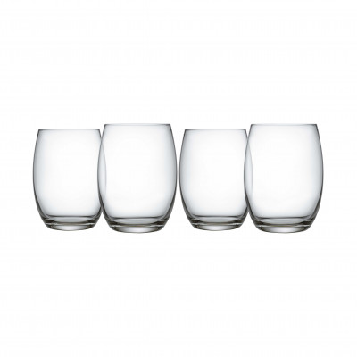  Alessi - Modello: Mami XL - Set di 4 bicchieri per long drink in vetro cristallino - Colore: Trasparente - SKU: SG119/3S4 - Codice EAN: 8003299433568 
