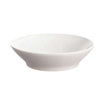 Alessi - Modello: Tonale - Piatti fondi Set 4 pz in ceramica stoneware dalle linee moderne - Colore: Bianco - SKU: DC03/2LG - Codice EAN: 8003299951918