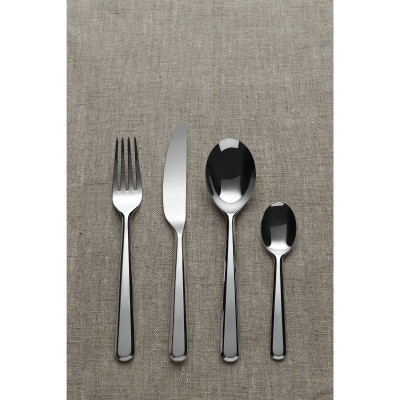  Alessi - Modello: Amici - Servizio di posate in acciaio Set 24pz - Colore: Acciaio - SKU: BG02S24 - Codice EAN: 8003299423163 