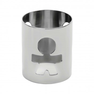  Alessi - Modello: Girotondo - Portatovagliolo traforato in acciaio inossidabile Uomo - Colore: Acciaio - SKU: AKK10M - Codice EAN: 8003299921812 