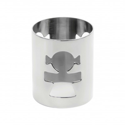  Alessi - Modello: Girotondo - Portatovagliolo traforato in acciaio inossidabile Donna - Colore: Acciaio - SKU: AKK10W - Codice EAN: 8003299921836 