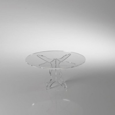  Vesta - Modello: Like Water - Design By: Mattei Carella - Alzata piccola - Colore: Trasparente - SKU: 0030500 - Codice EAN: 7427246096131 