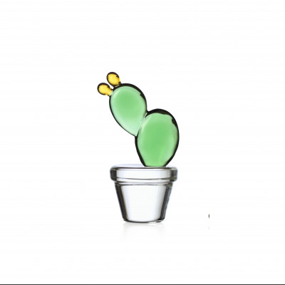  Ichendorf - Modello: Desert Plants - Fermacarte moderno cactus in vetro - Colore: Verde - SKU: 09352091 - Codice EAN: 8032397047803 