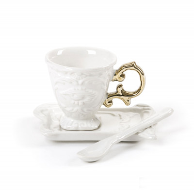  Seletti - I-Wares - Set 1 Tazza da caffè con piattino e cucchiaino "I-Wares" - SKU: 09869 