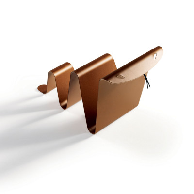  Pezzani - Modello: Snake - Portariviste da terra in stile moderno in acciaio verniciato - SKU: 0/50 