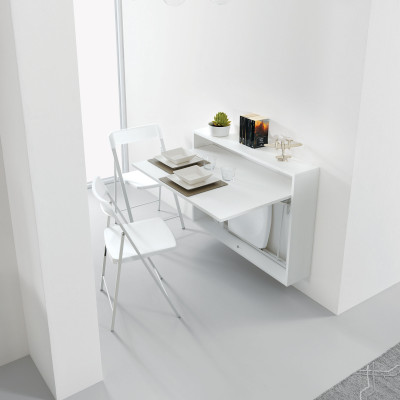  Pezzani - Modello: Bureau - Design By: Pezzani Lab - Scrivania da parete richiudibile con struttura in legno - SKU: 0/87 