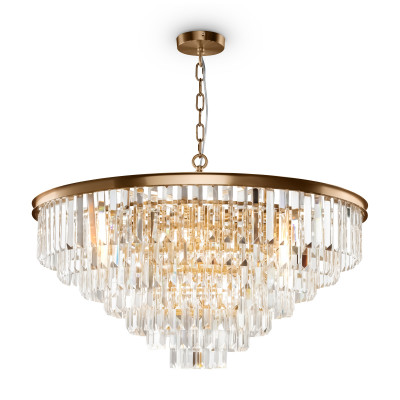  Maytoni - Modello: Revero - Lampadario grande in metallo con diffusori in vetro in stile moderno - Attacco Lampadina: E14 - 16 Lampadine - Watt 40W - Dimmerabile: NO - Grado di Protezione: IP20 - SKU: MOD085PL-16 