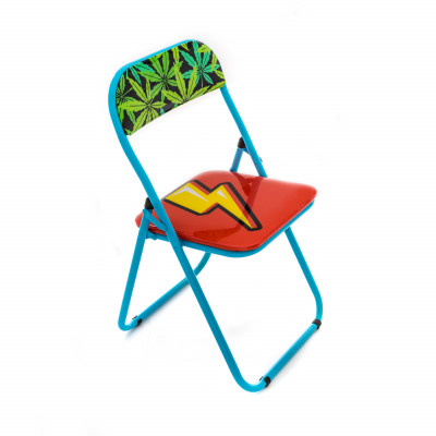  Seletti - Sedia Pieghevole in metallo "Studio Job-Blow" "Flash New" - SKU: 18560 - Codice EAN: 8008215185606 
