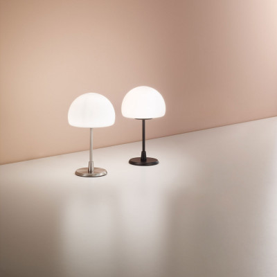  Fabas Luce - Modello: Gaia - Lampada da comodino con struttura in metallo e diffusore in vetro design moderno - Attacco Lampadina: G9 - 1 Lampadina - Watt 33W - Dimmerabile: SI - Grado di Protezione: IP20 - SKU: 3569-30 