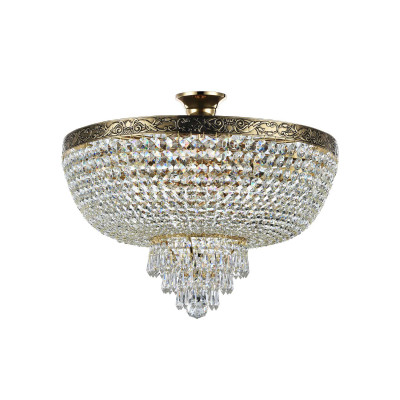  Maytoni - Modello: Palace - Lampadario in metallo con pendenti in cristallo in stile classico - Colore: Oro - Attacco Lampadina: E27 - 6 Lampadine - Watt 60W - Dimmerabile: NO - Grado di Protezione: IP20 - SKU: DIA890-CL-06-G - Codice EAN: 4251110012438 