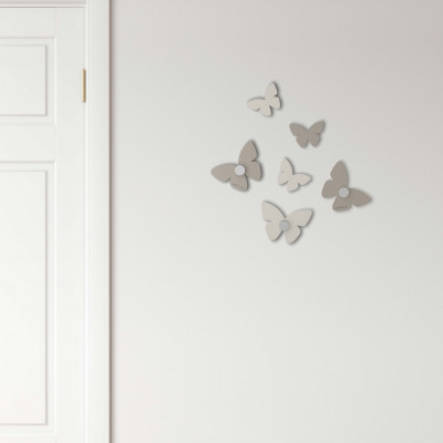  CalleaDesign - Modello: Farfalla - Appendiabiti da parete in legno - SKU: 50-13-2 