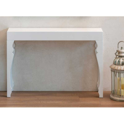  Brandani - Consolle da parete in legno dallo stile classico - Colore: Bianco - SKU: B57534 