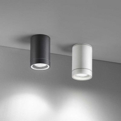  Perenz - Modello: Pendo - Lampada da soffitto rotonda per esterni in alluminio dal design moderno - Attacco Lampadina: GU10 - 1 Lampadina - Watt 35W - Dimmerabile: NO - Grado di Protezione: IP20 - Classe Energetica: A+ - SKU: 6216 