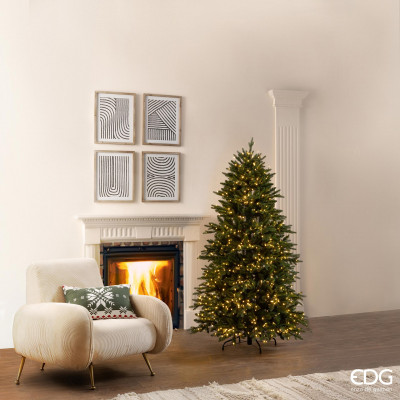  EDG - Enzo de Gasperi - Albero di Natale Pino Cristallo con 1500 led h.180 - Colore: Verde - SKU: 6900015A700 - Codice EAN: 8059824364081 