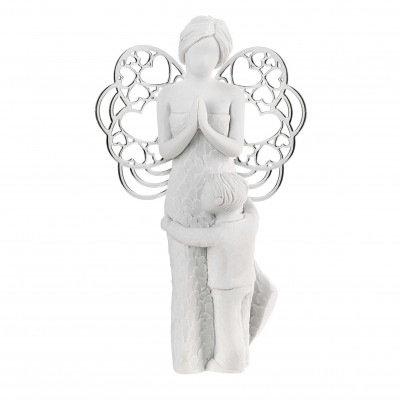  Bongelli Preziosi - Bomboniera Comunione - Angelo con bambino abbracciati - SKU: ME1651/1 - Codice EAN: 1234567008851 