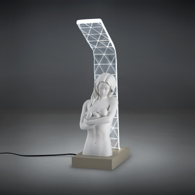  Bongelli Preziosi - Abat jour moderna a LED con scultura abbraccio di mamma - Attacco Lampadina: Led Integrato - 1 Lampadina - Dimmerabile: NO - Gradi Kelvin 4000k Luce Naturale - Classe Energetica: A++ - SKU: ME1925 