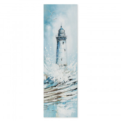  Agave - Quadro marino dipinto a mano con acrilici su tela Leandro 30x100 - Tema Quadro: Marini - Realizzazione Quadro: Dipinti su Tela - SKU: AG160294 