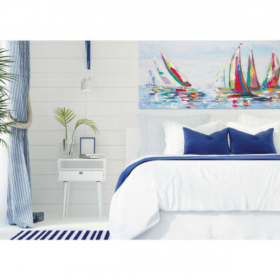  Agave - Quadro moderno marino su tela 140x70 Regata di Primavera - Tema Quadro: Marini - Realizzazione Quadro: Dipinti su Tela - SKU: AG090036 - Codice EAN: 1234567019093 