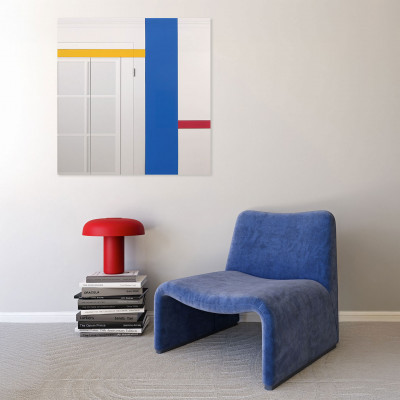  Agave - Specchio da parete dal design moderno Essenza 100x100 - SKU: MR0034 