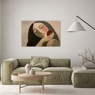  Agave - Stampa su tela con motivo figurativo Eva 120x80 - SKU: PA0014 