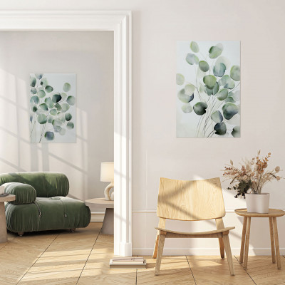  Agave - Stampa su tela con motivo floreale Eucalipto 2 60x90 - SKU: PA0005 