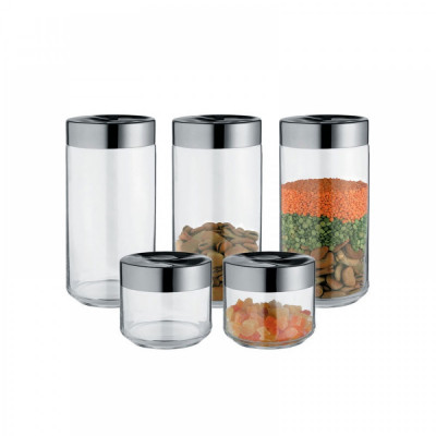  Alessi - Modello: Julieta - Design By: Lluís Clotet - Barattoli per alimenti - Colore: Trasparente - SKU: LC07- 