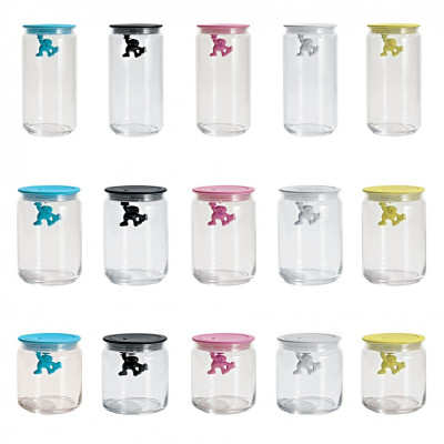  Alessi - Modello: Gianni - Design By: CSA, Mattia Di Rosa - Barattolo Ermetico - SKU: AMDR0 