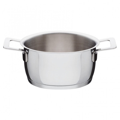  Alessi - Modello: Pots & Pans - Design By: Jasper Morrison - Casseruola 16" - Colore: Acciaio - SKU: AJM101/16 - Codice EAN: 8003299924134 