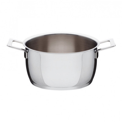  Alessi - Modello: Pots & Pans - Design By: Jasper Morrison - Casseruola 20" - Colore: Acciaio - SKU: AJM101/20 - Codice EAN: 8003299924141 