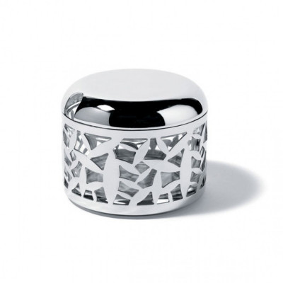 Alessi - Modello: Cactus! - Design By: LPWK, Marta Sansoni - Formaggiera/Zuccheriera in acciaio con coperchio - Colore: Acciaio - SKU: MSA17 - Codice EAN: 8003299925117 